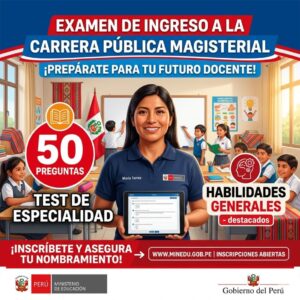 examen de especialidad para nombramiento docente minedu